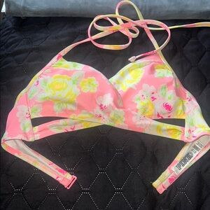Victoria's Secret Pink Floral Bikini Top